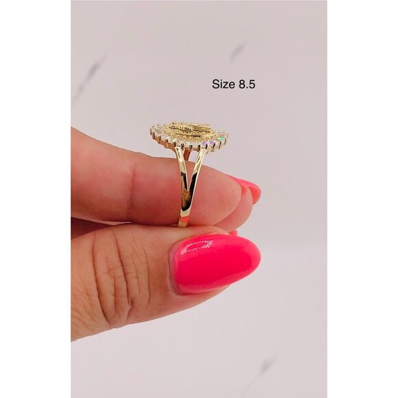 10k gold ring - Saint Jude - San Judas Size 8.5 - Picture 3 of 5